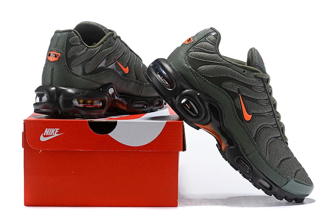 Nike Air Max TN — Dark Green Black Orange foto 01