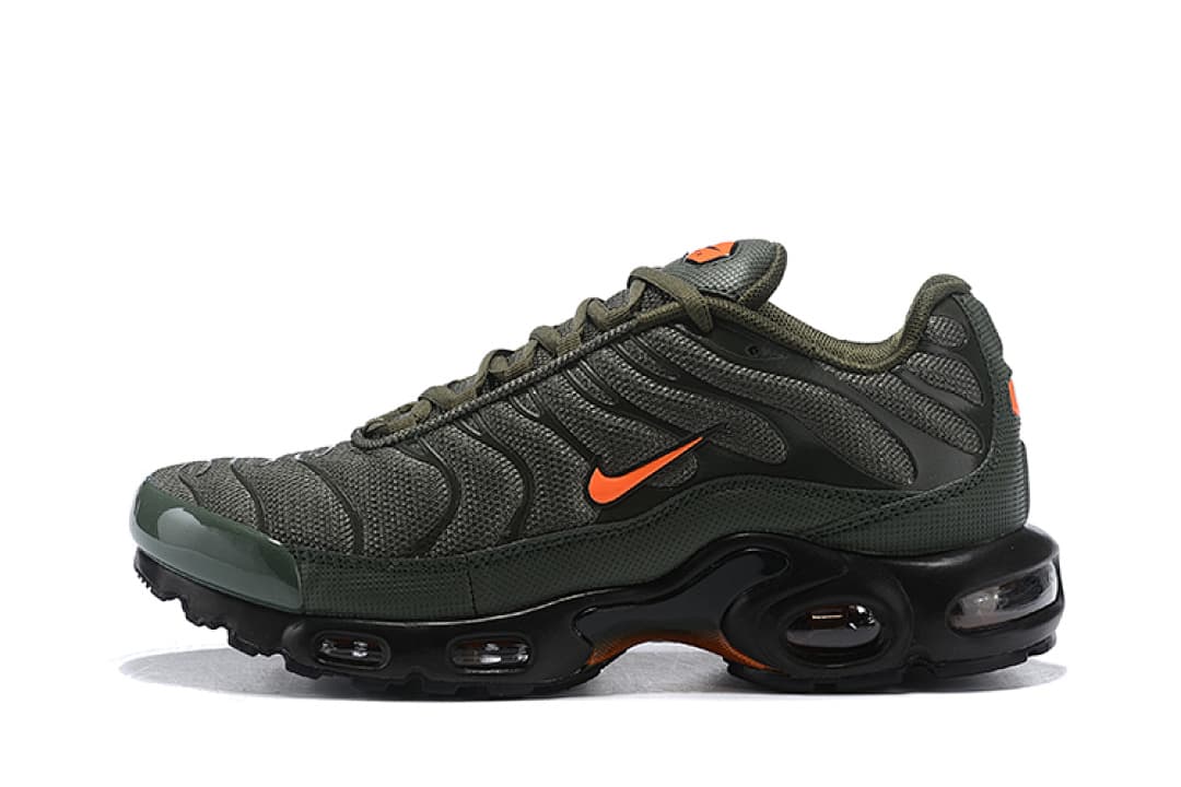 Nike Air Max TN — Dark Green Black Orange foto 02