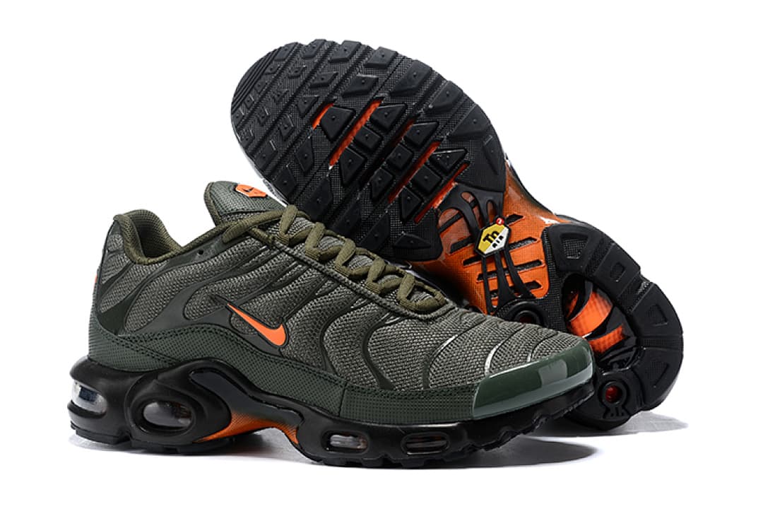 Nike Air Max TN — Dark Green Black Orange foto 03