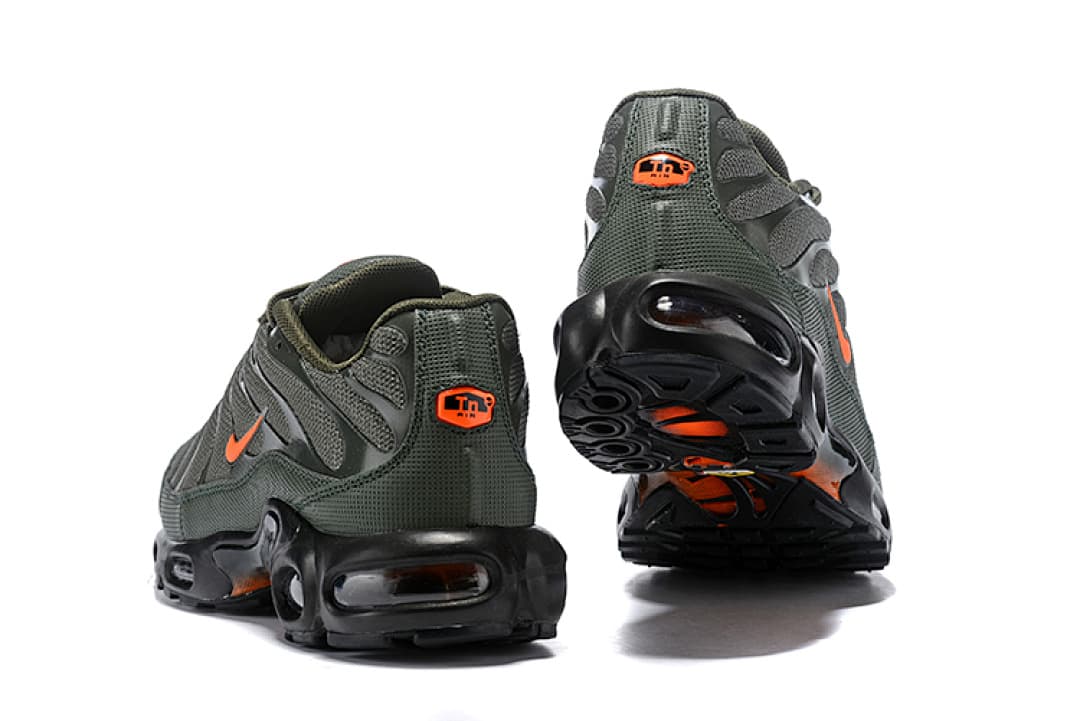 Nike Air Max TN — Dark Green Black Orange foto 04