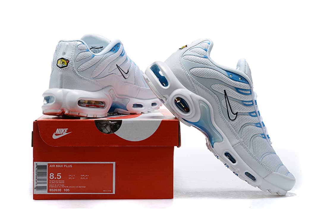 Nike Air Max TN — Branco Azul Celeste foto 01