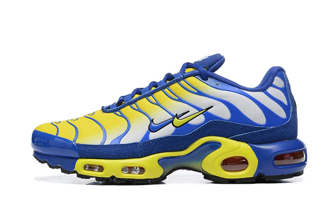 Nike Air Max TN — Azul Royal e Amarelo foto 01