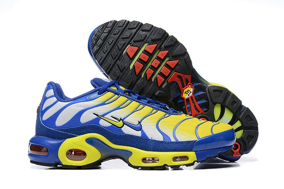 Nike Air Max TN — Azul Royal e Amarelo foto 02