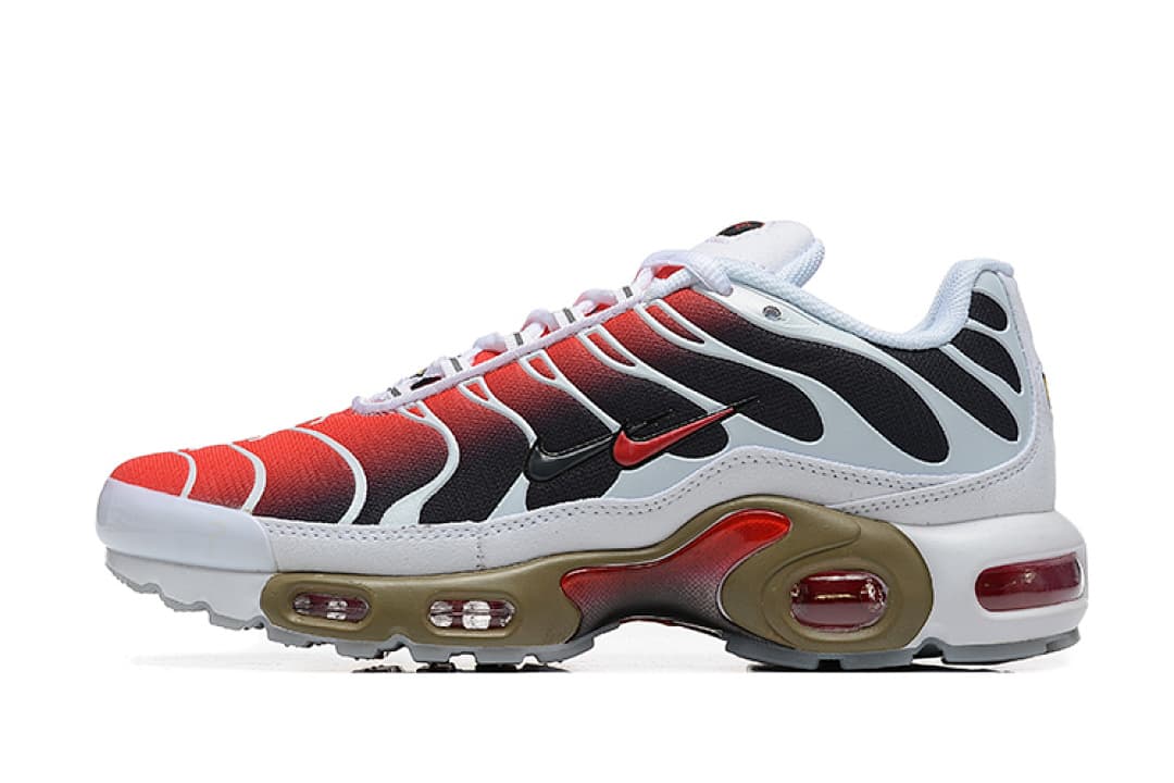 Nike Air Max TN — Branco Vermelho Ouro foto 03