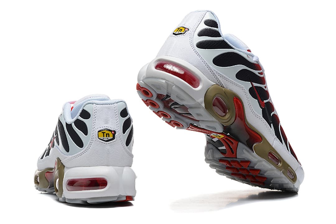 Nike Air Max TN — Branco Vermelho Ouro foto 04