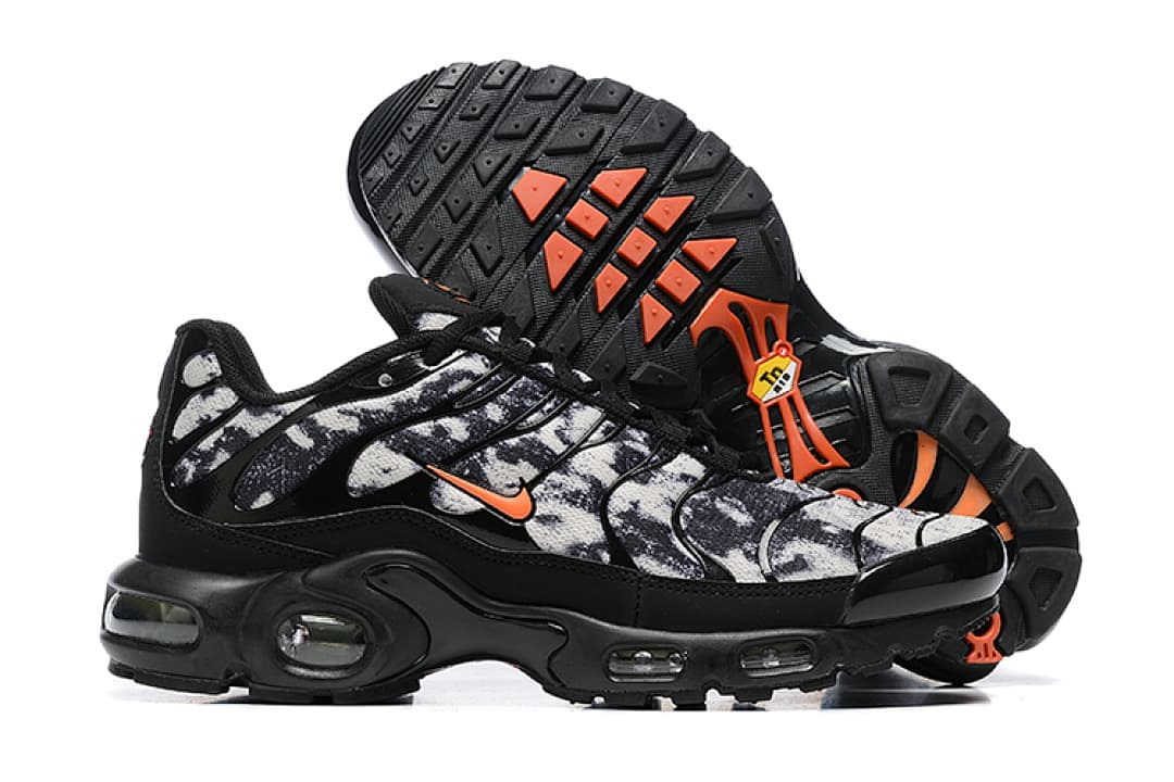 Nike Air Max TN — Preto Branco Padrão Animal foto 02