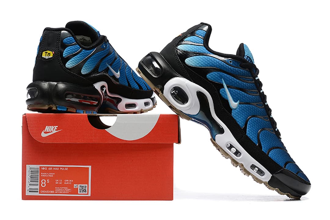 Nike Air Max TN — Preto Azul Branco foto 01