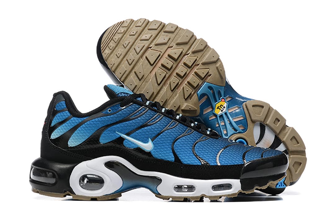 Nike Air Max TN — Preto Azul Branco foto 02
