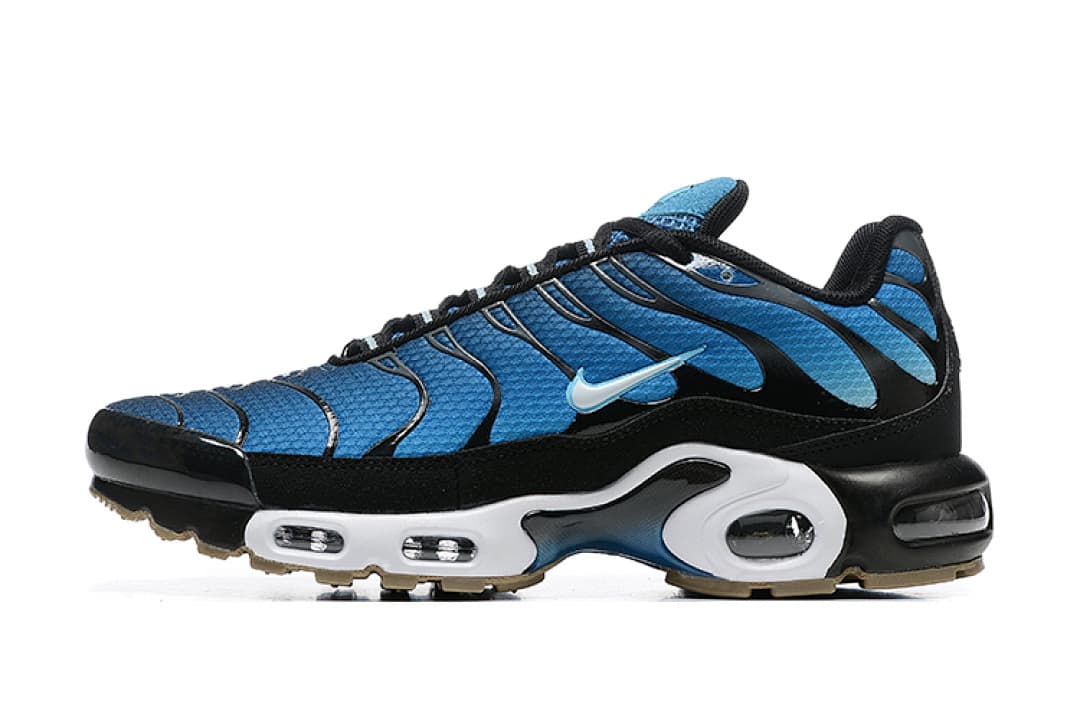 Nike Air Max TN — Preto Azul Branco foto 03