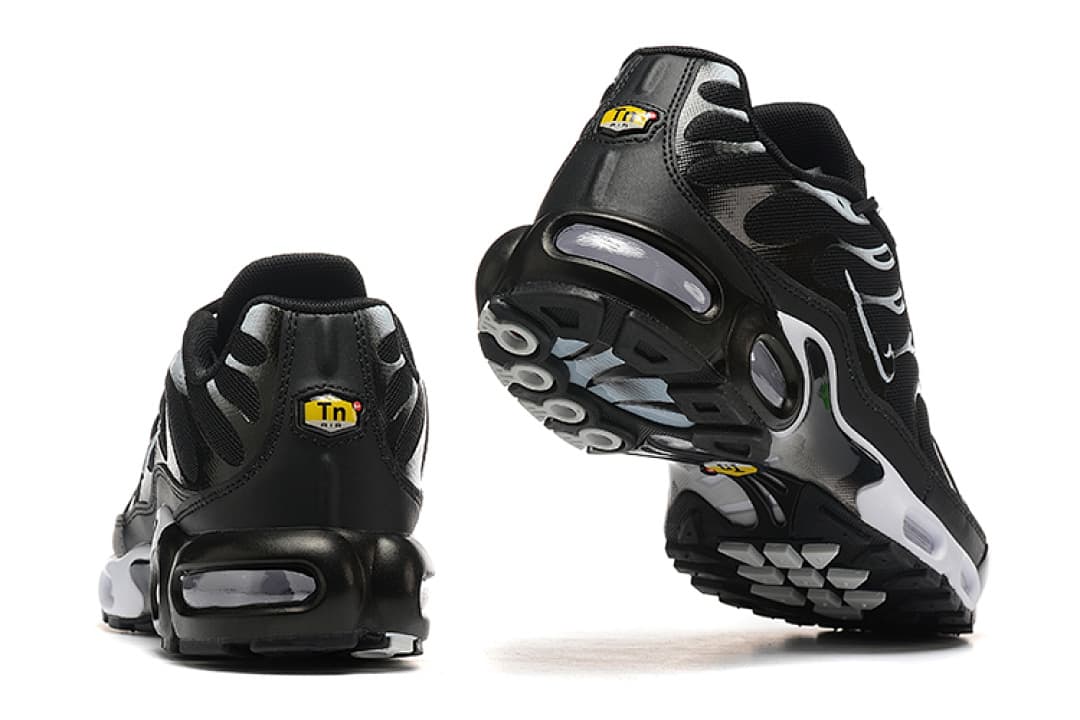 Nike Air Max TN — Preto Branco Mesh foto 02