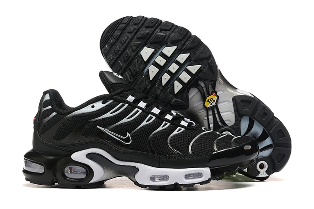 Nike Air Max TN — Preto Branco Mesh foto 04