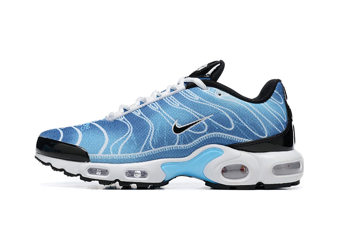Nike Air Max TN Plus — Azul Branco Preto foto 04