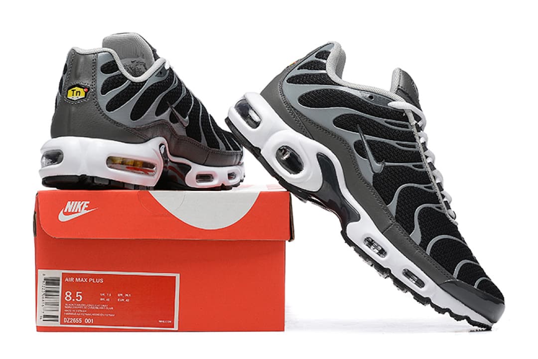 Nike Air Max Plus — Cinzento Branco Marrom foto 01