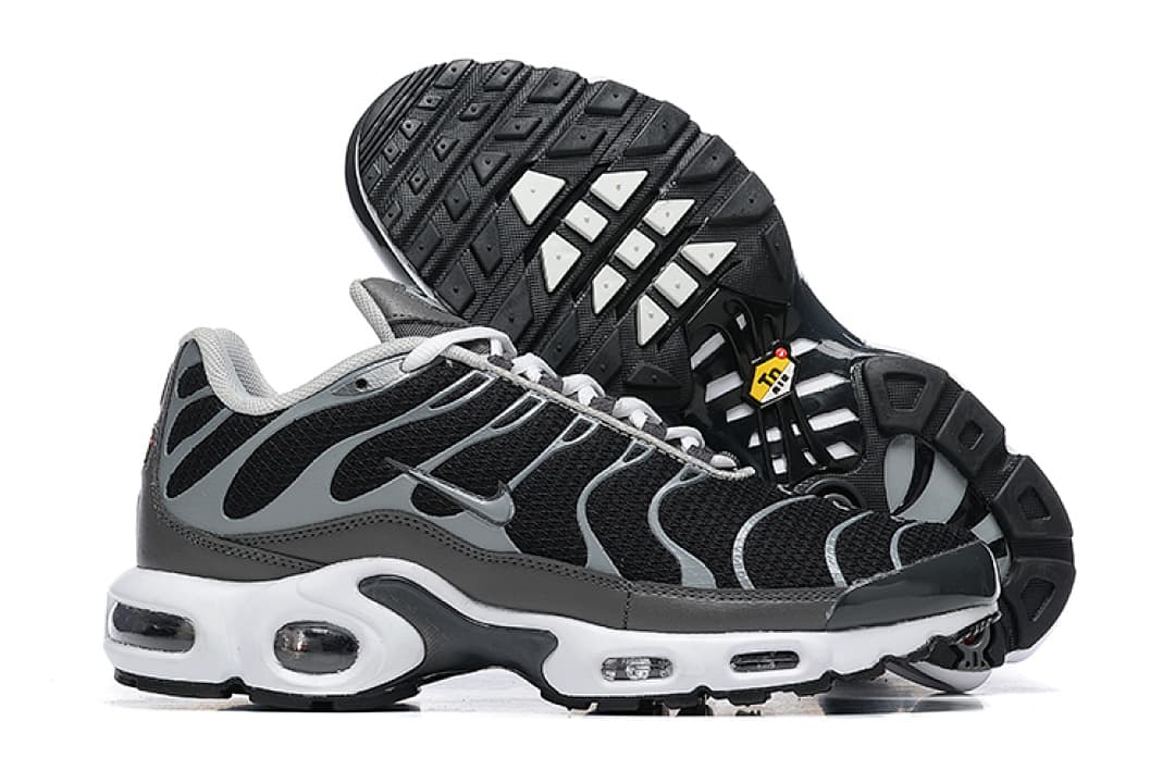 Nike Air Max Plus — Cinzento Branco Marrom foto 02