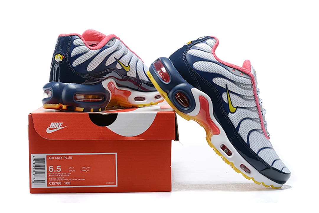 Nike Air Max Plus — Azul Marinho Rosa Branco foto 01