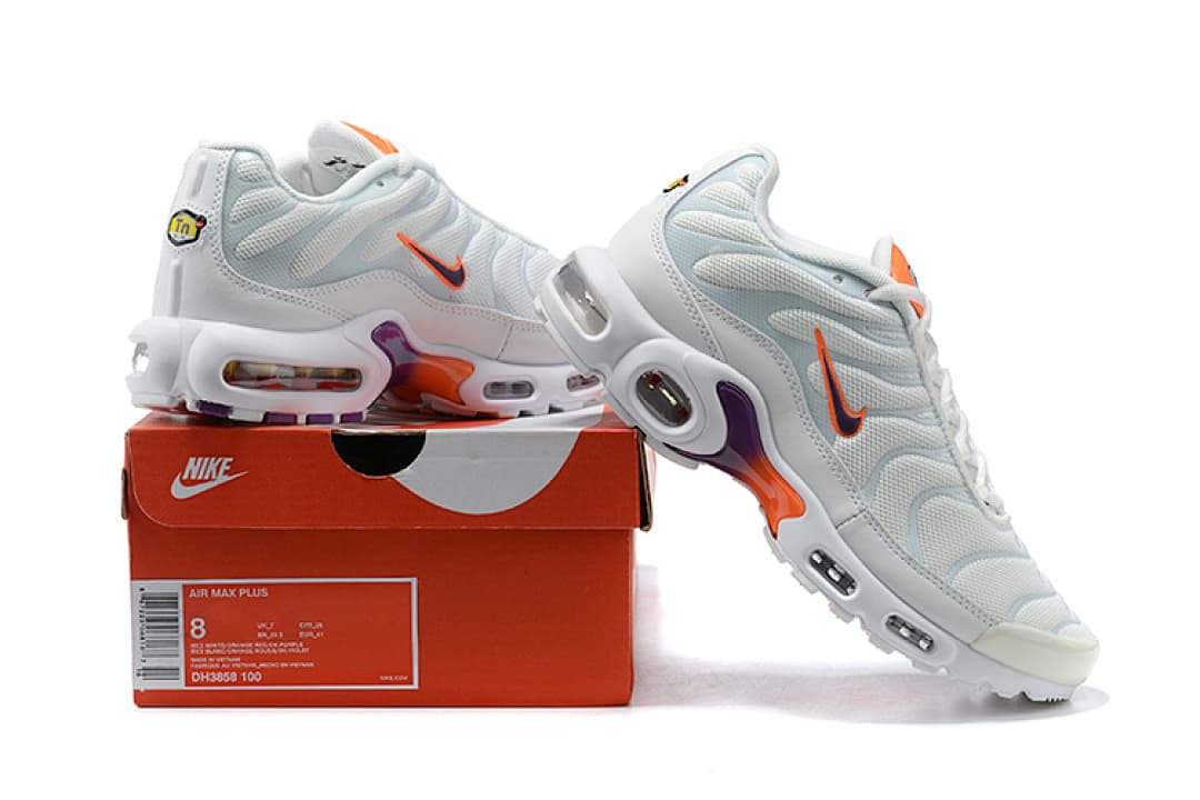 Nike Air Max Plus — Cinzento Laranja foto 01