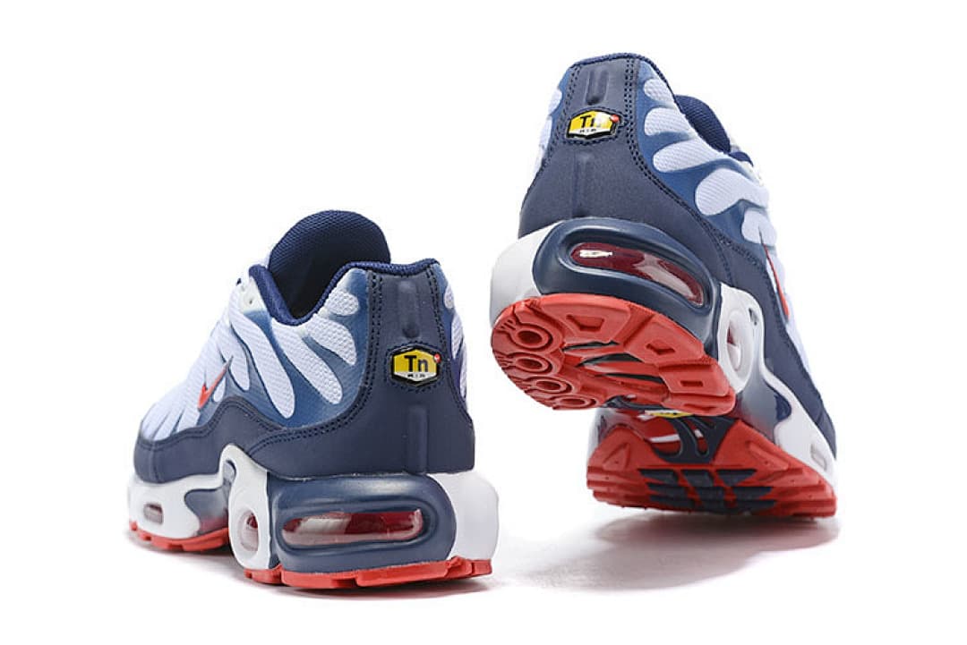 Nike Air Max Plus — Azul Marinho Branco Vermelho foto 04