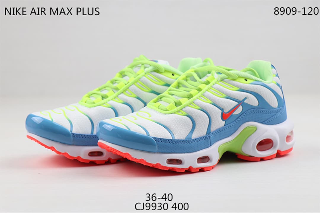 Nike Air Max TN — Lime/Blue/Red foto 02