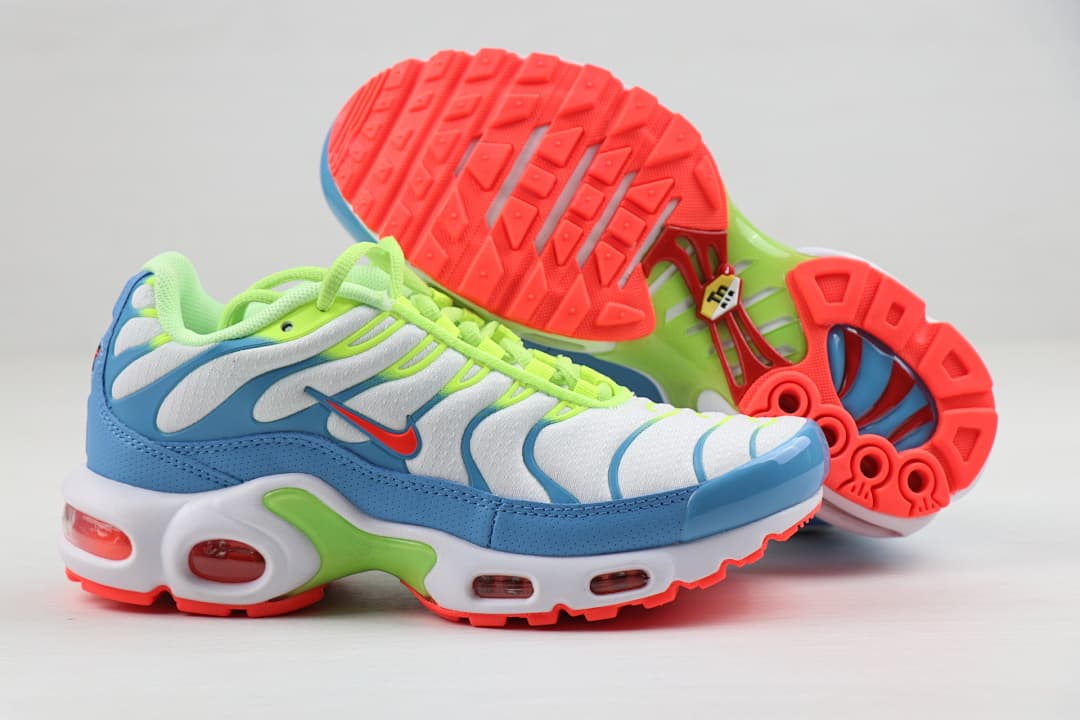 Nike Air Max TN — Lime/Blue/Red foto 03