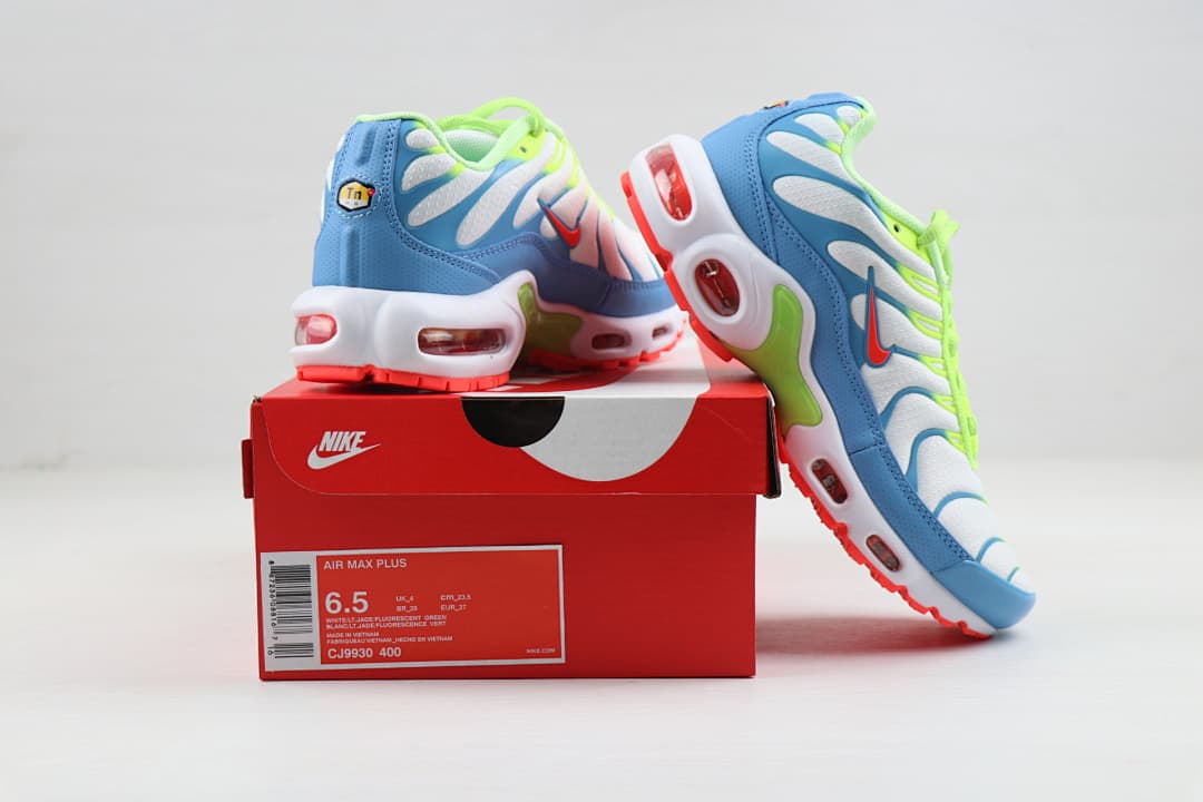 Nike Air Max TN — Lime/Blue/Red foto 04