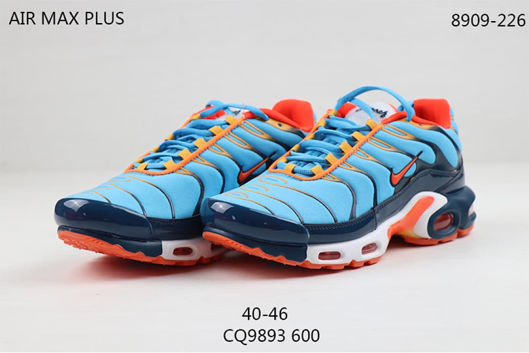 Nike Air Max TN — Light Blue & Orange foto 02