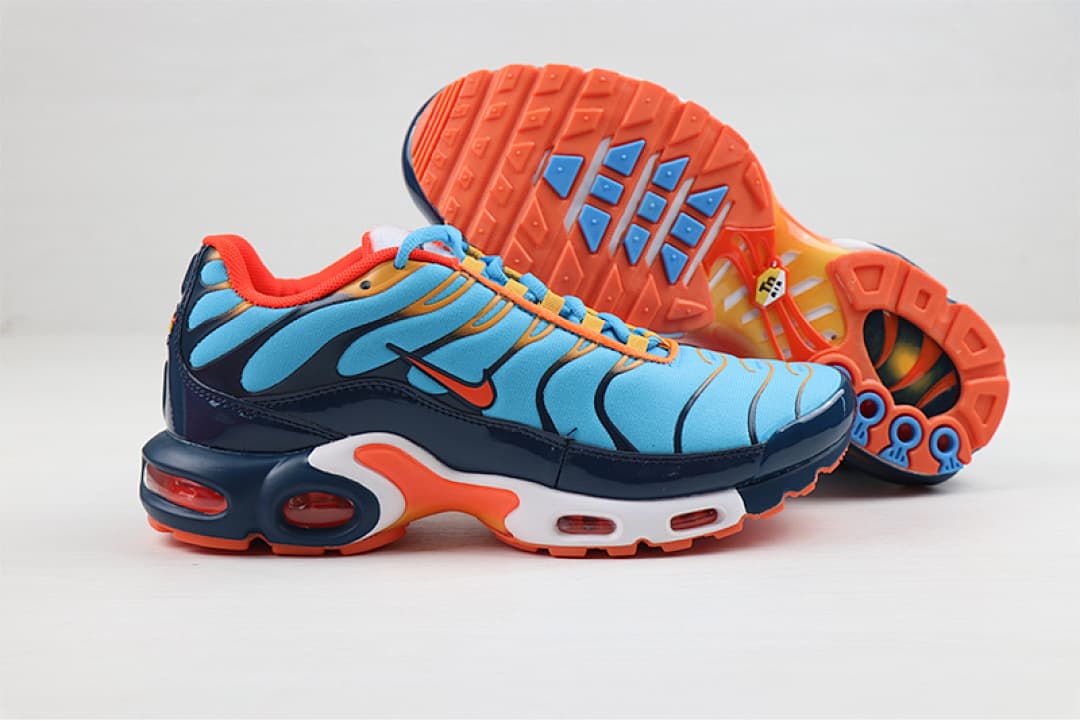 Nike Air Max TN — Light Blue & Orange foto 03