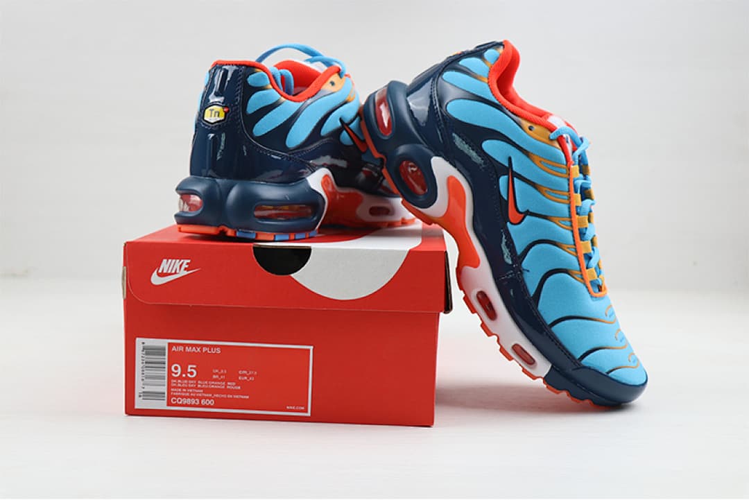 Nike Air Max TN — Light Blue & Orange foto 04