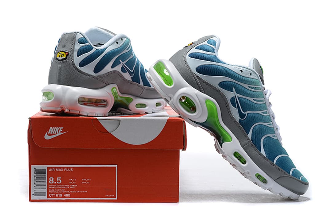 Nike Air Max TN — Grey, Blue & Green foto 01