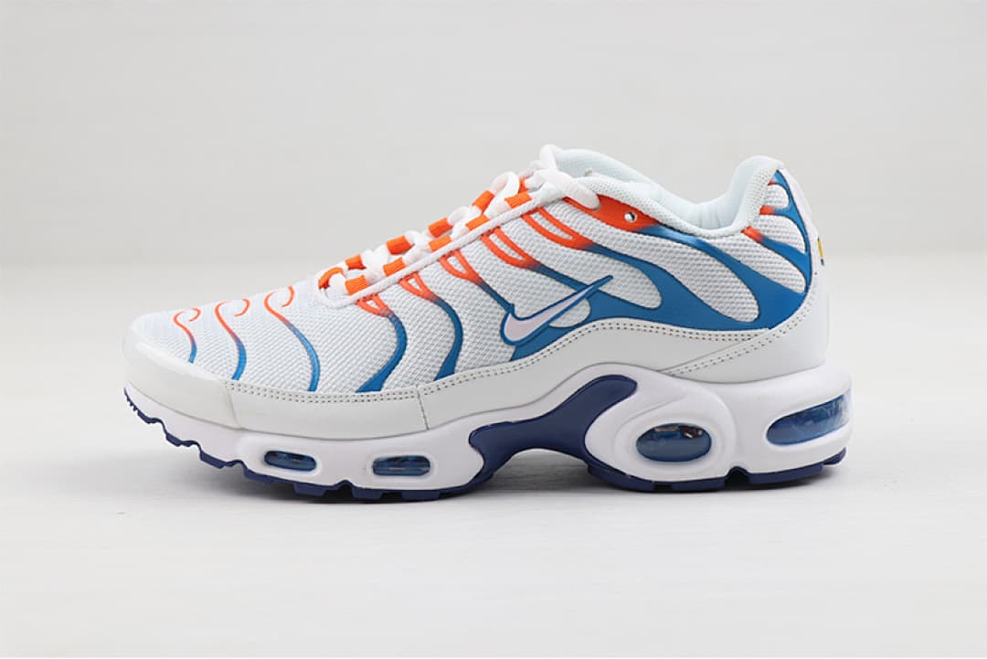 Nike Air Max TN — White, Blue & Orange foto 01