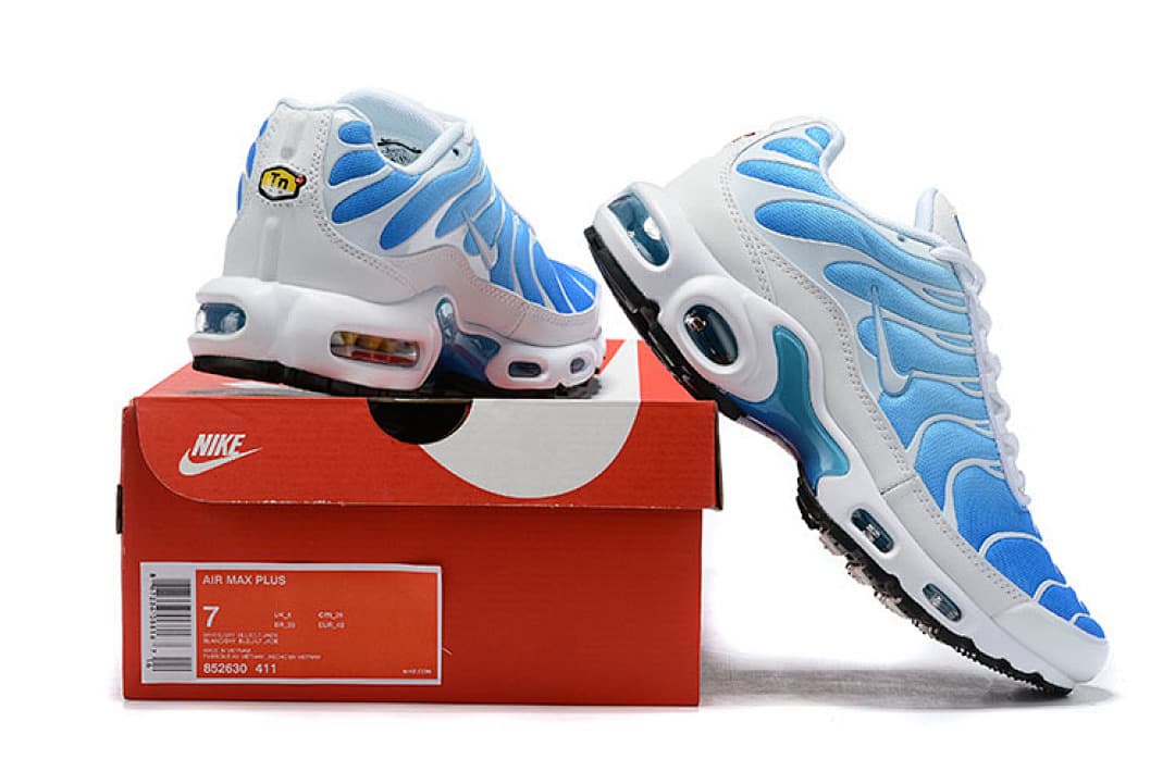 Nike Air Max TN — Grey, White & Blue foto 01