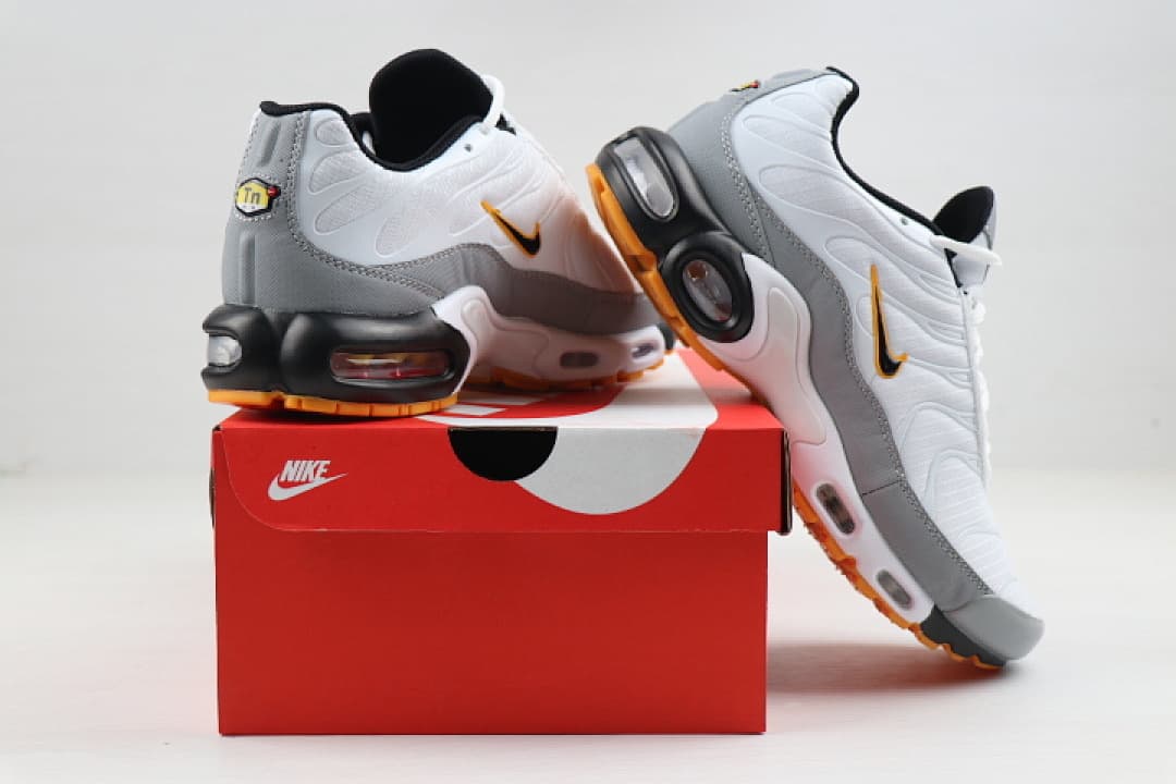 Nike Air Max TN — White, Orange & Grey foto 04
