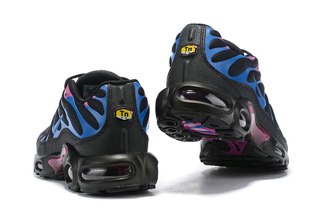 Nike Air Max TN — Preto com Azul e Magenta foto 04