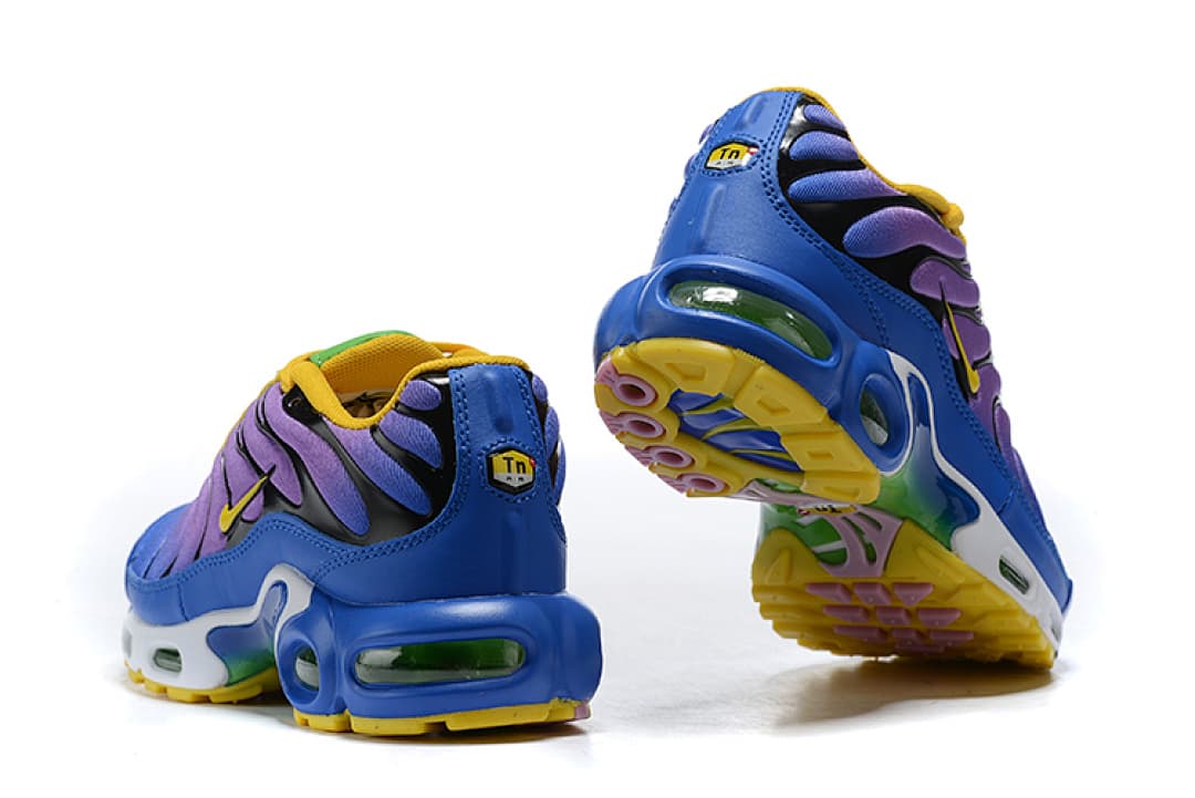 Nike Air Max TN — Azul Roxo Amarelo foto 01