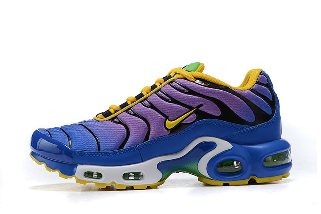 Nike Air Max TN — Azul Roxo Amarelo foto 03
