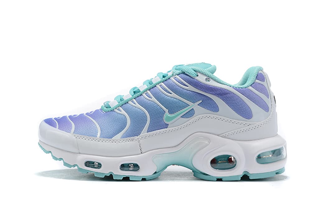 Nike Air Max TN — Branco Azul Roxo Turquesa foto 02