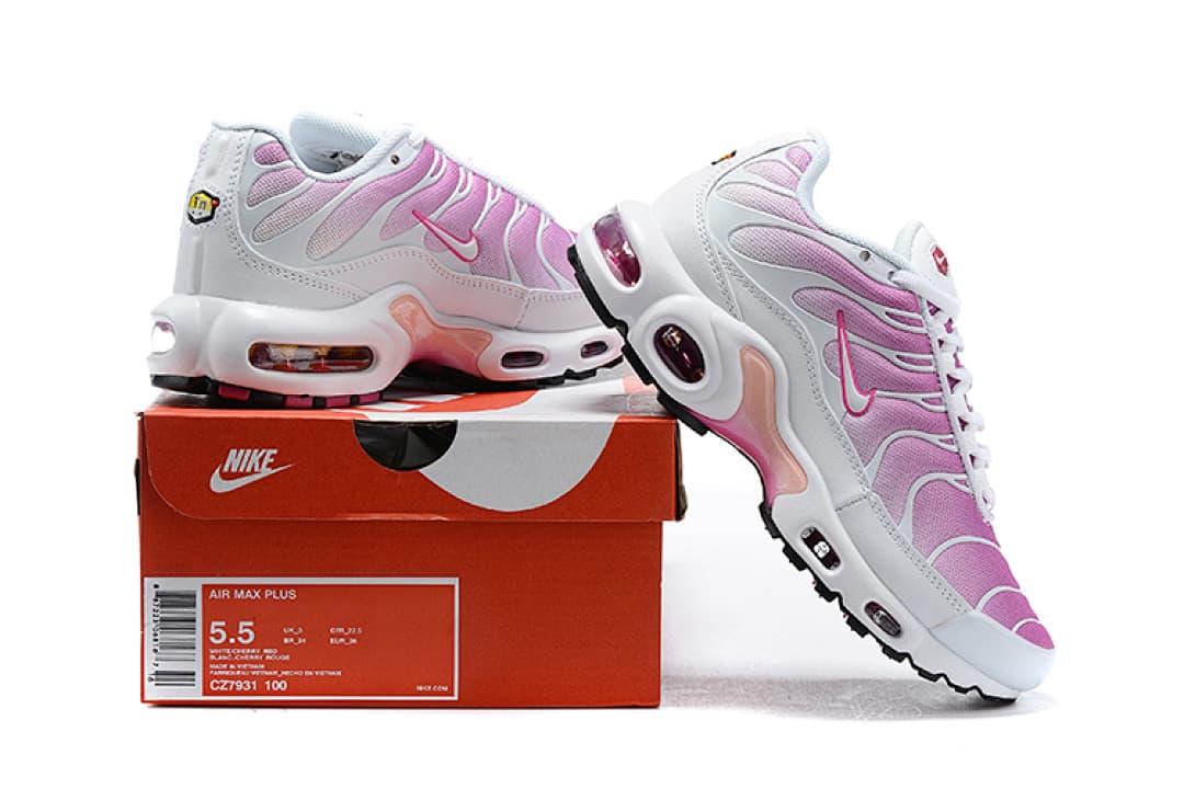 Nike Air Max TN — Branco Rosa Magenta Preto foto 01