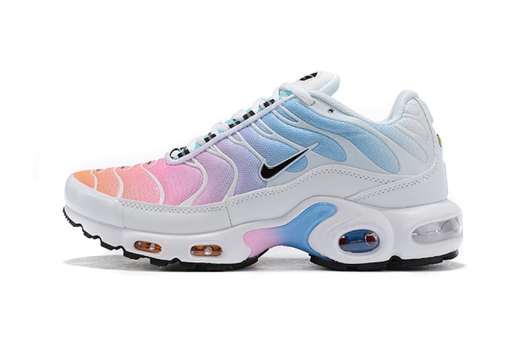 Nike Air Max TN — Branco Azul Rosa Gradiente foto 02