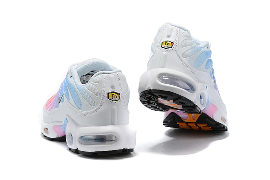 Nike Air Max TN — Branco Azul Rosa Gradiente foto 04