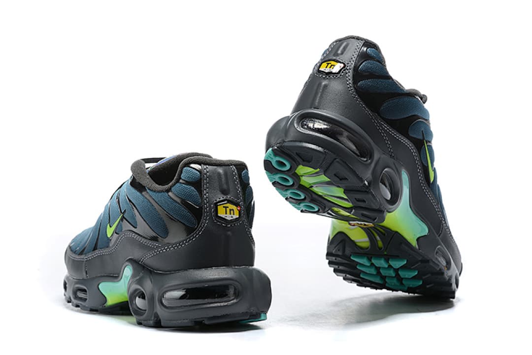 Nike Air Max TN — Preto Azul Verde Amarelo foto 01