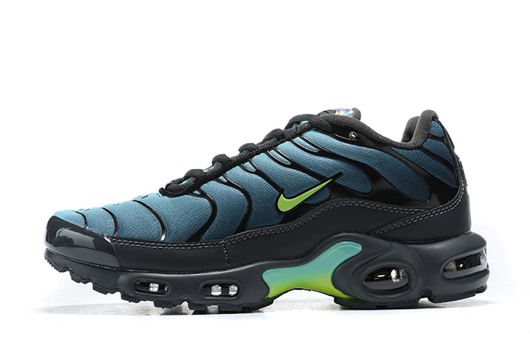 Nike Air Max TN — Preto Azul Verde Amarelo foto 03