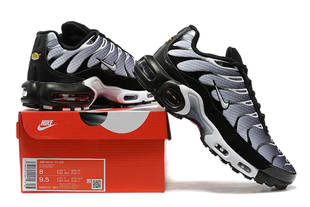 Nike Air Max TN — Preto Cinzento Branco foto 01