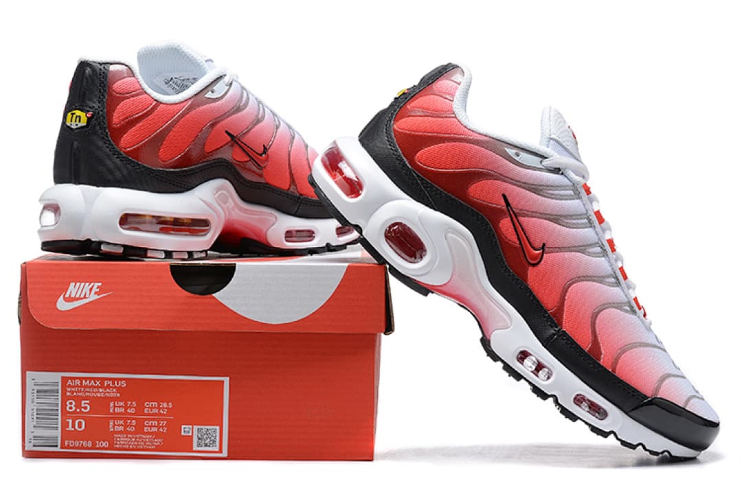 Nike Air Max TN — Branco Vermelho Preto Rosa foto 01