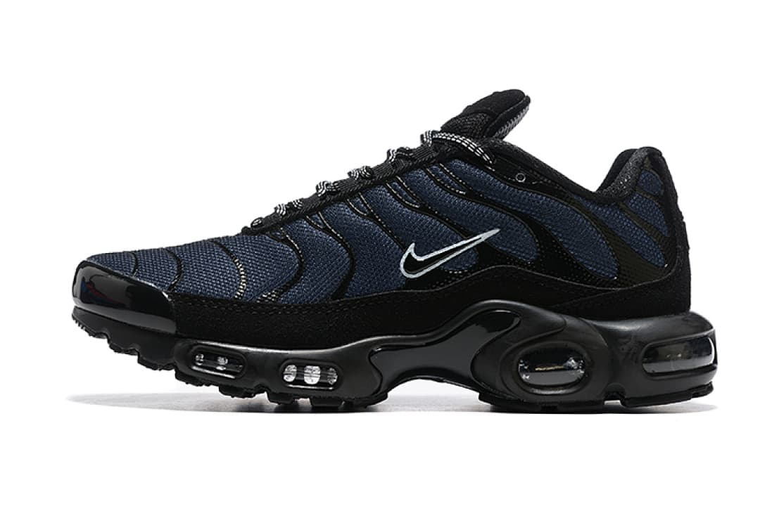 Nike Air Max TN — Preto com Azul e Laranja foto 04