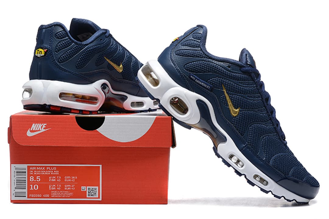 Nike Air Max TN — Azul-Marinho com Dourado foto 01