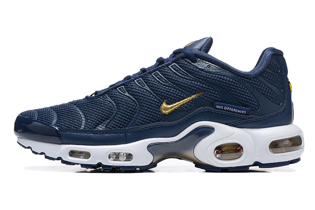 Nike Air Max TN — Azul-Marinho com Dourado foto 03