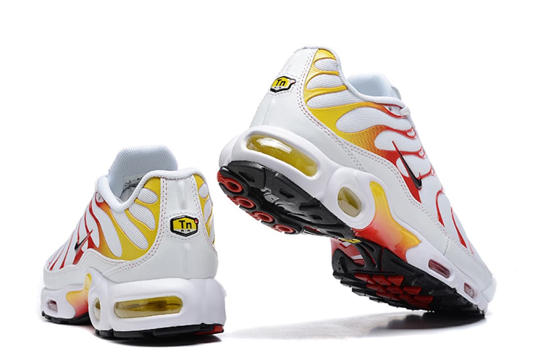 Nike Air Max TN — Branco com Vermelho e Amarelo foto 04