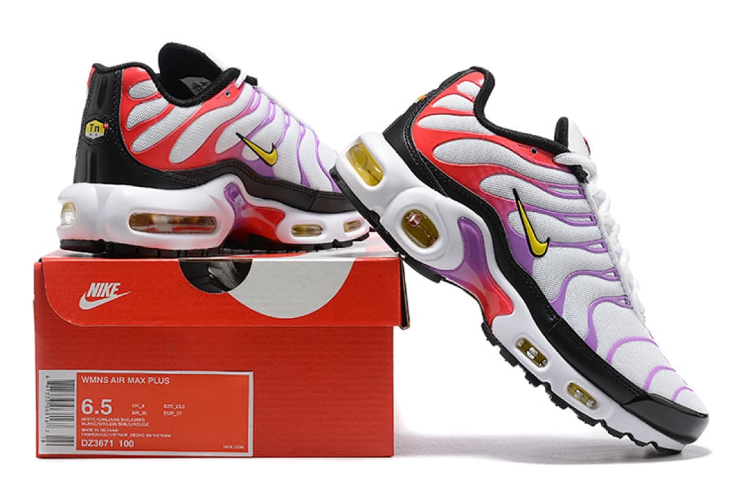 Nike Air Max TN — Branco com Cor-de-Rosa e Púrpura Pastel foto 01
