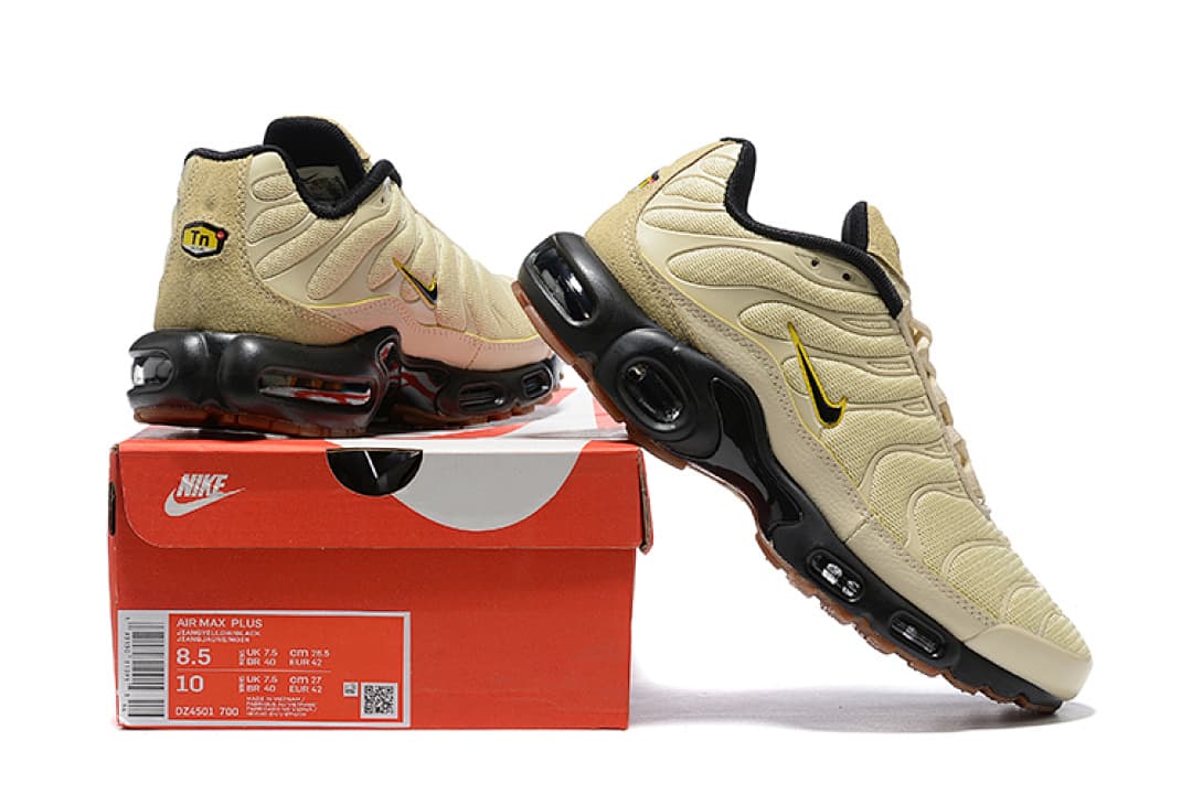 Nike Air Max TN — Bege com Dourado e Preto foto 01