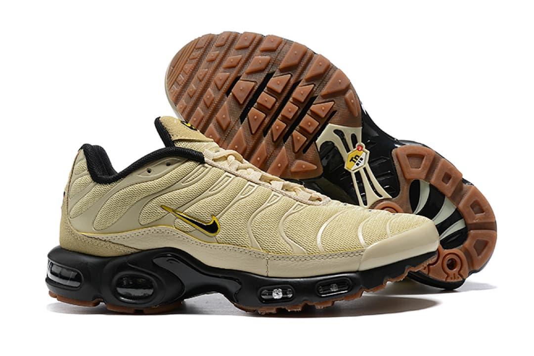 Nike Air Max TN — Bege com Dourado e Preto foto 02