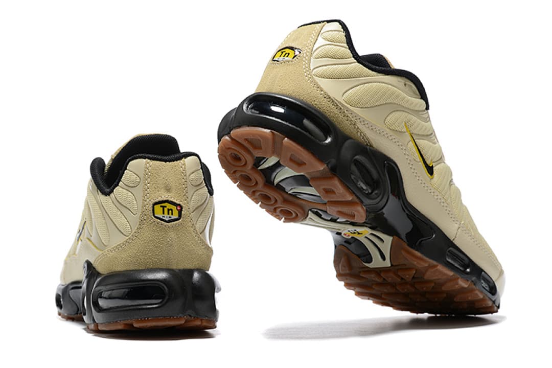 Nike Air Max TN — Bege com Dourado e Preto foto 04